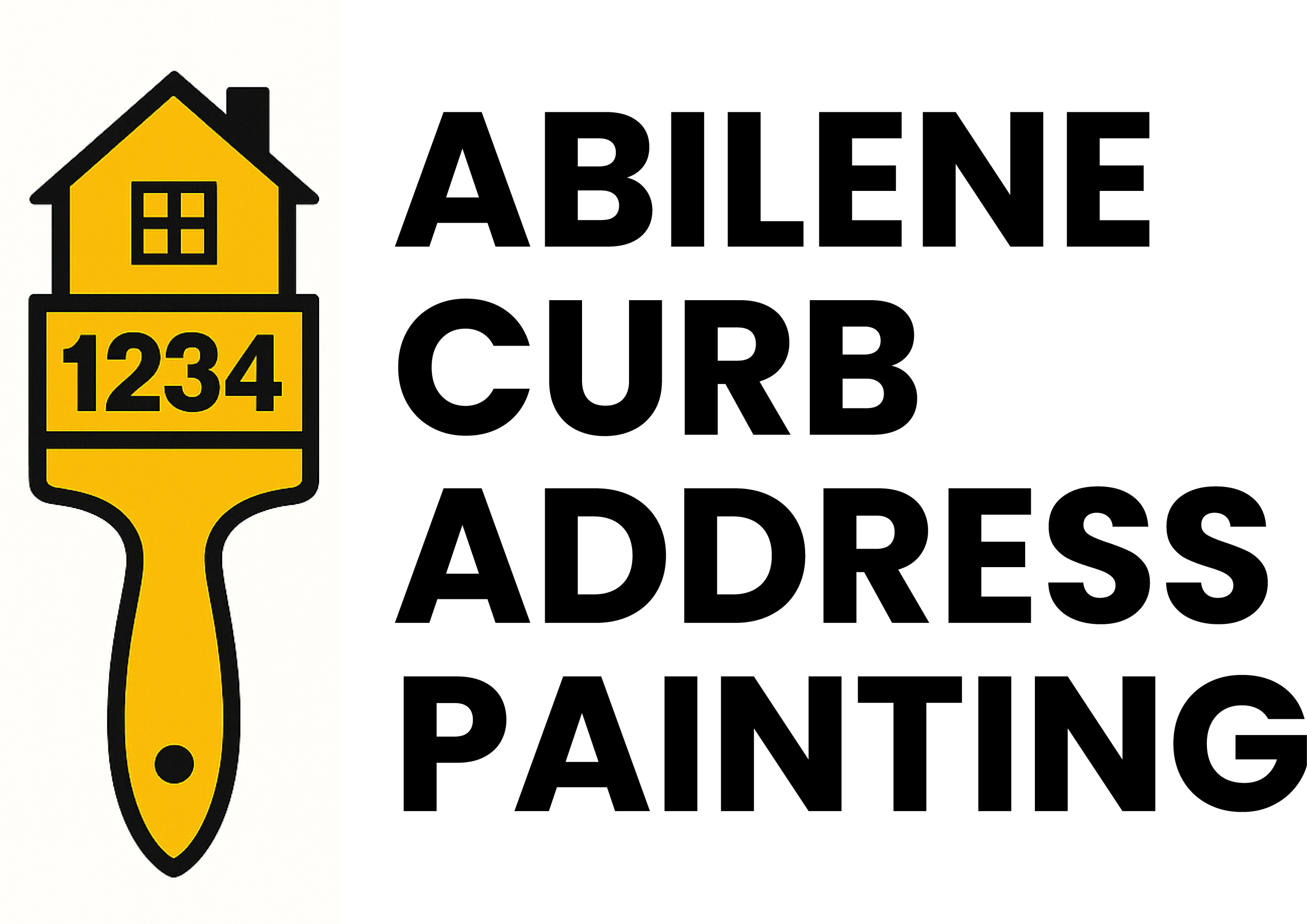 Abilene Curb Address Painting